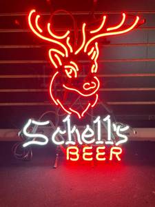 lot 45 image: Schells buckhead neon with print lettering