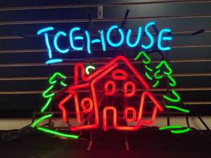 lot 60 image: Ice House neon sign, Rare version