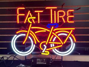 lot 104 image: Fat Tire neon, newer version