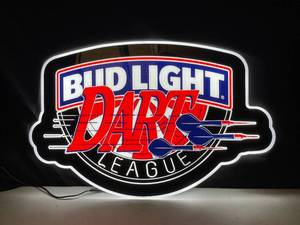lot 63 image: Bud Light Dart League LED, NIB