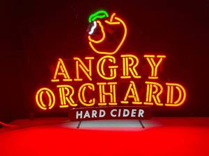 lot 75 image: Angry Orchard neon
