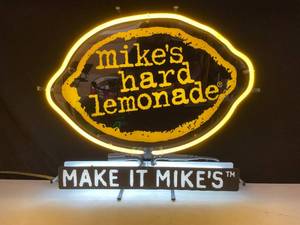 lot 85 image: Mikes Hard Lemonade neon