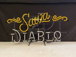 lot 108 image: Sauza Diablo neon