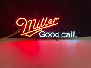 lot 88 image: Miller Good Call neon
