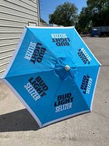 lot 141 image: Bud Light Seltzer Umbrella NIB
