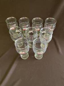 lot 147 image: Lot of 9, Sam Adams Boston Lager beer glasses, NIB