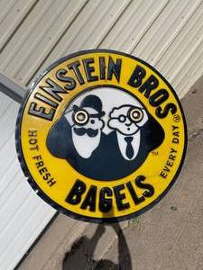 lot 168 image: Einstein Bros Bagels outdoor sign