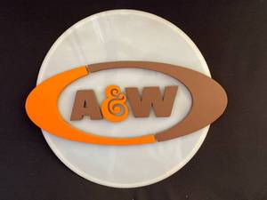 lot 175 image: A & W Family Restaurants  A & W Root Beer sign