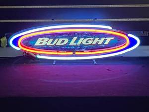 lot 212 image: Bud Light surfboard neon, small