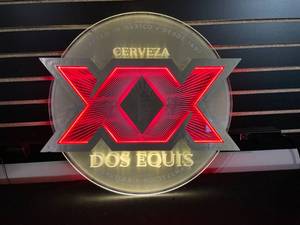 lot 217 image: Cerveza Dos Equis internally lit LED sign