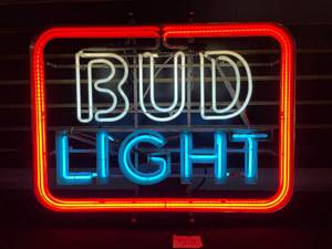 lot 218 image: Bud Light neon