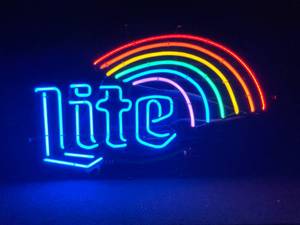 lot 163 image: Lite rainbow, Pride neon