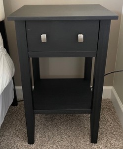 lot 35 image: Petite Accent Table with Drawer