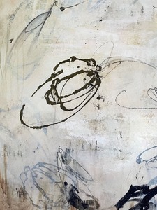 lot 49 image: Large Abstract Canvas Print by Peter
