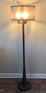 lot 10 image: Franklin Iron Works Durango Floor Lamp
