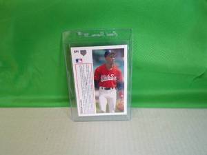 lot 121 image: 1991 Upper Deck Michael Jordan SP Promo Baseball Card