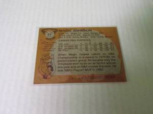 lot 124 image: 1981 Topps Magic Johnson 2nd Year Card