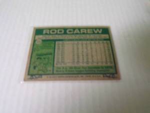 lot 126 image: 1979 Rod Carew Card