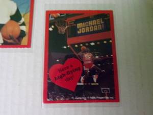 lot 135 image: Michael Jordan Valentines (Lot of 4) - Very Low Pop Count