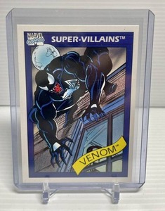 lot 94 image: 1990 Marvel Universe Series 1 Impel Venom Villains Trading Cards #73