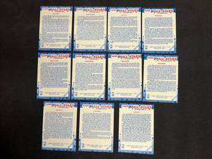 lot 89 image: 1989-90 Fleer Basketball All Star Sticker Complete Set Jordan Bird Johnson (1111 Stickers))