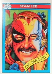 lot 91 image: 1990 IMPEL MARVEL UNIVERSE #161 STAN LEE LEGEND MR. MARVEL