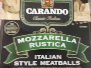4 - 16 oz Frozen Caranda Mozzarella...