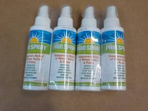 4 - 4 oz Pain Spray...