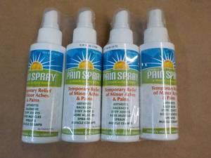 4 - 4 oz Pain Spray...