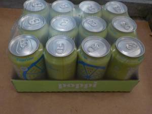 12 Pack Poppi Ginger Lime Prebiotic...