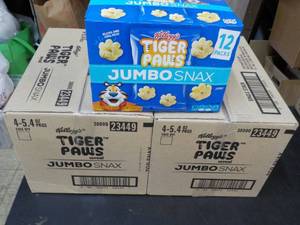 2 - 4 ct Boxes Kelloggs Tiger Paws...