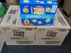 2 - 4 ct Boxes Kelloggs Tiger Paws...