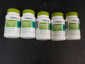 5 - 120 ct Bottles Melatonin 5 mg e...