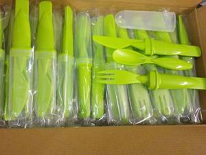 Case of 50 Plastic 3 pc Cutlery Set...