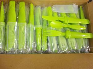 Case of 50 Plastic 3 pc Cutlery Set...