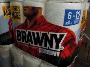 6 Pack Brawny Paper Towels...