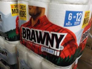 6 Pack Brawny Paper Towels...