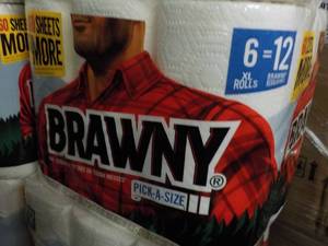 6 Pack Brawny Paper Towels...