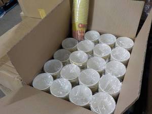 Case of 1000 Odells Popcorn Cups...