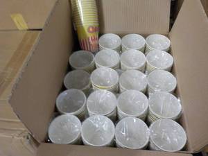 Case of 1000 Odells Popcorn Cups...