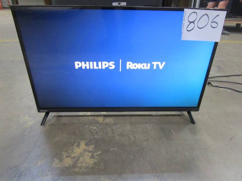 Philips 32 Class HD (720P) Smart Roku Borderless LED TV (32PFL6452/F7)   BATTER BATTER UP! LIKE NEW AND REFURBISHED TVs! ALL TESTED AND WORKING  CONDITION! ONE DAY, MONDAY PICK-UP, JUNE 12TH, FROM