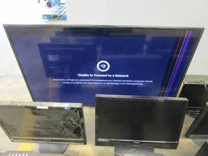lot 2 image: Miscellaneous Monitors and TV, Used in Warehouse Retail Environment - SOLD AS IS
