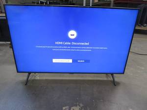 lot 800 image: Samsung - 43 Class 7 Series LED 4K UHD Smart TV Model UN43TU7000FXZA (CUT LEFT SIDE OF SCREEN)