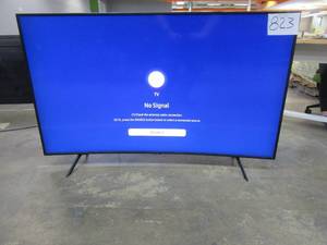 lot 823 image: Samsung - 65 Class TU8300 Curved LED 4K UHD Smart Tizen TV
