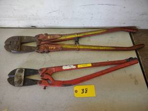 lot 38 image: (2) Bolt Cutters...