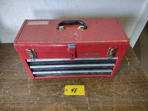 lot 48 image: Craftsman 3 Drawer Toolbox...