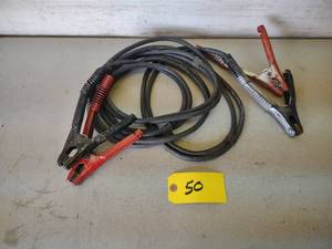 lot 50 image: Jumper Cables, 4 Gauge...