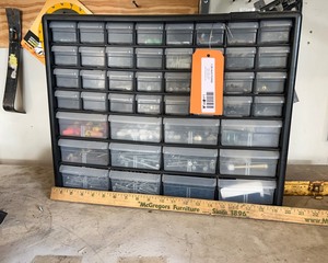 lot 90A image: Parts Organizer and Contents