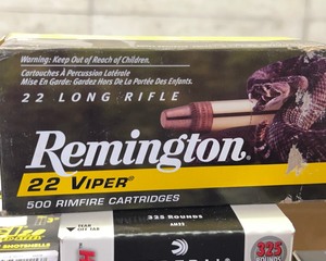 lot 39 image: Remington 22 Viper Rimfire Cartridges