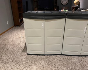 lot 230 image: Plastic Storage Cabinet